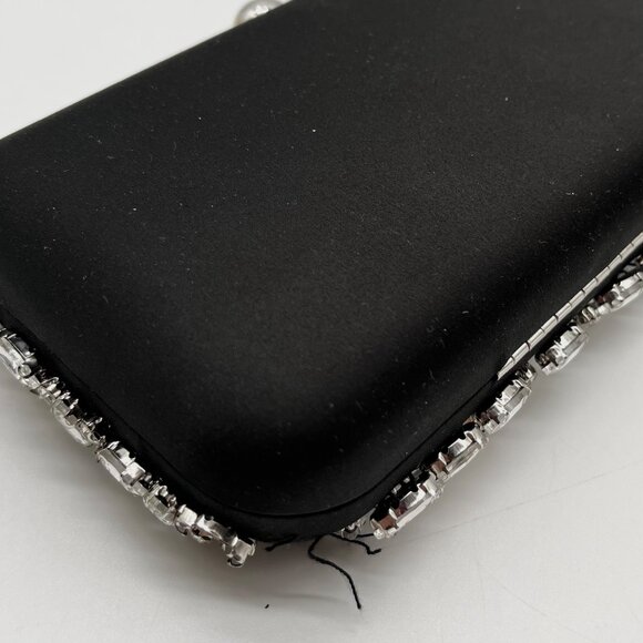 I.N.C. International Concepts Black East West Embellished Minaudiere Convertible